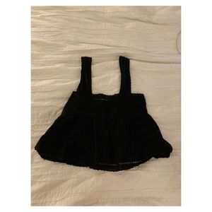 *hardly worn* Black Lace Tank